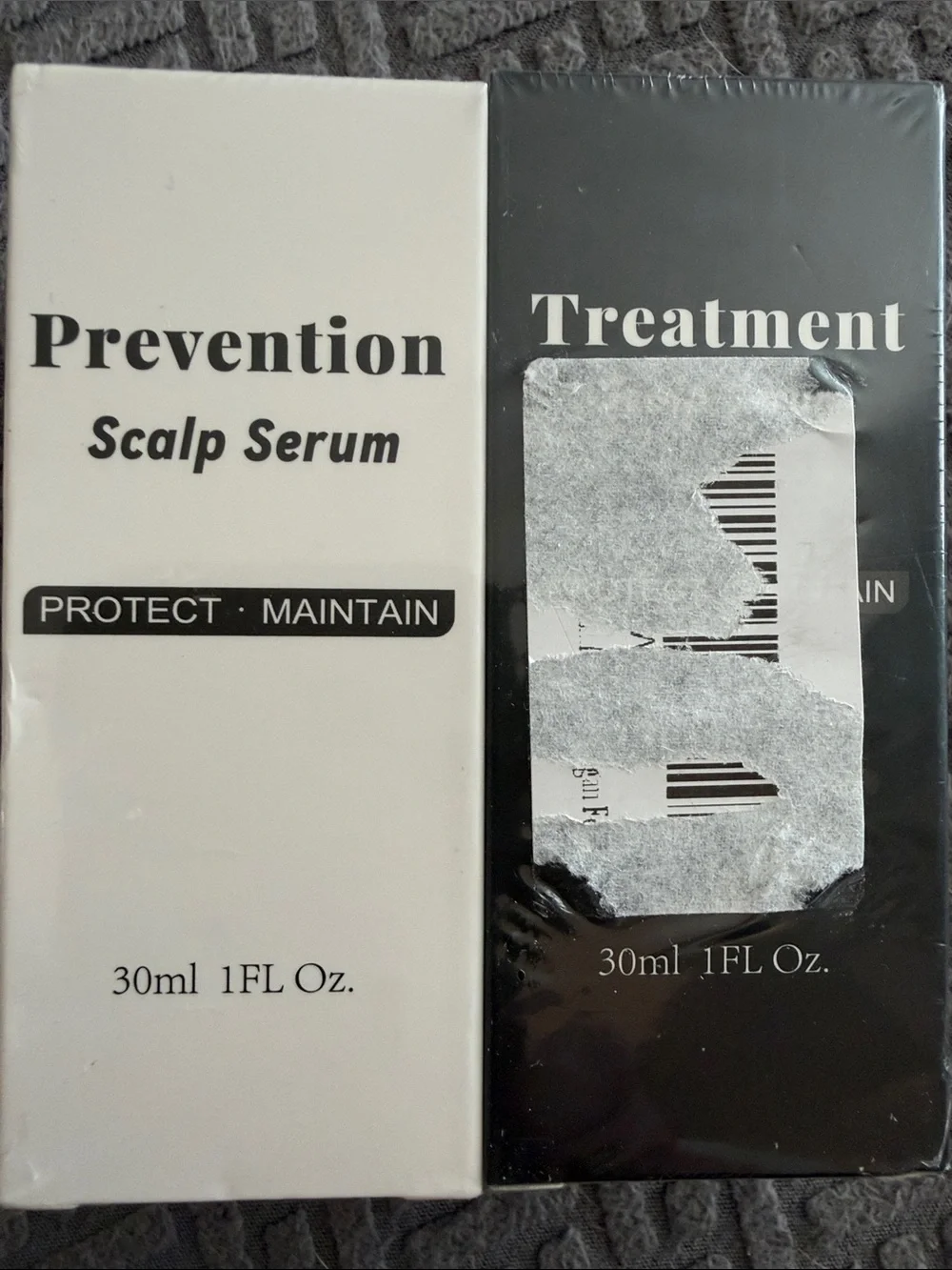 Scalp Serum Treatment - White and Black